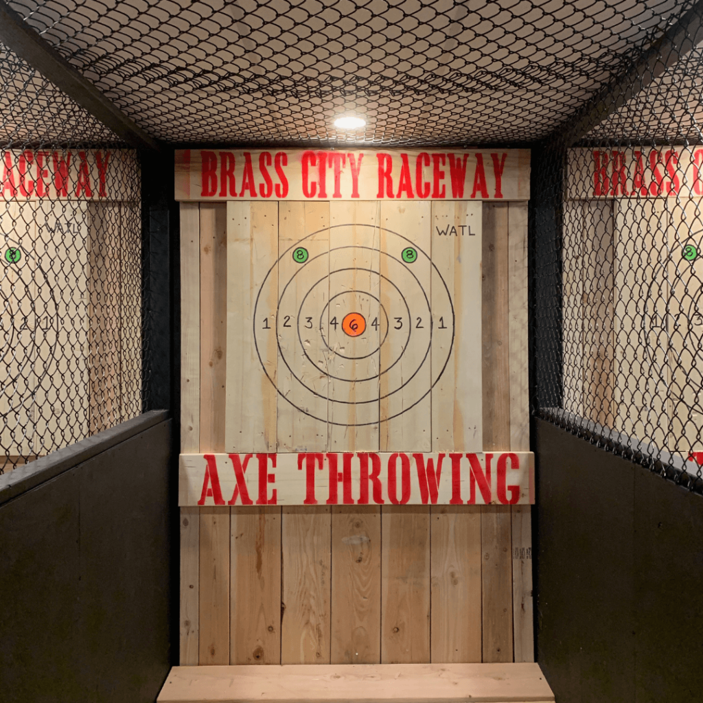 axe throwing lane