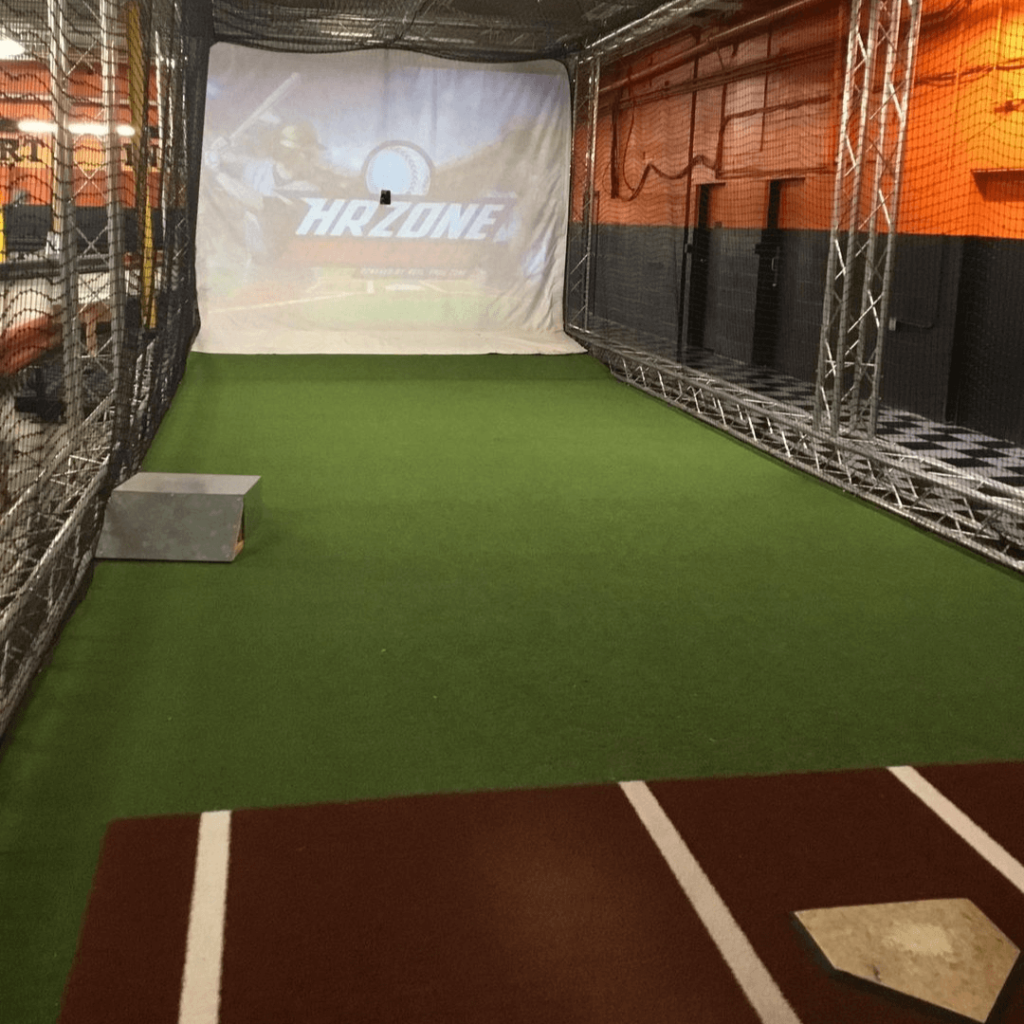 indoor batting area